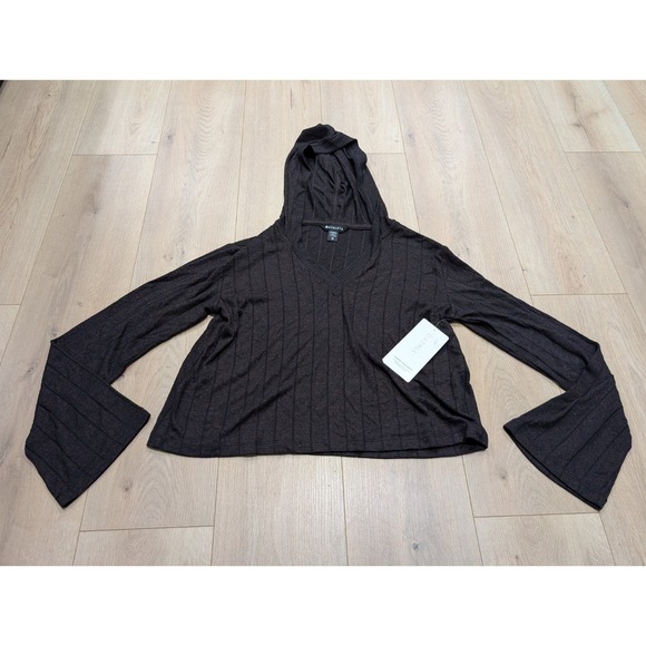 Athleta Tops - Athleta Harmony Pose Hoodie Pullover‎ Sweater Dark Mahogany Heather Sz XS NWT